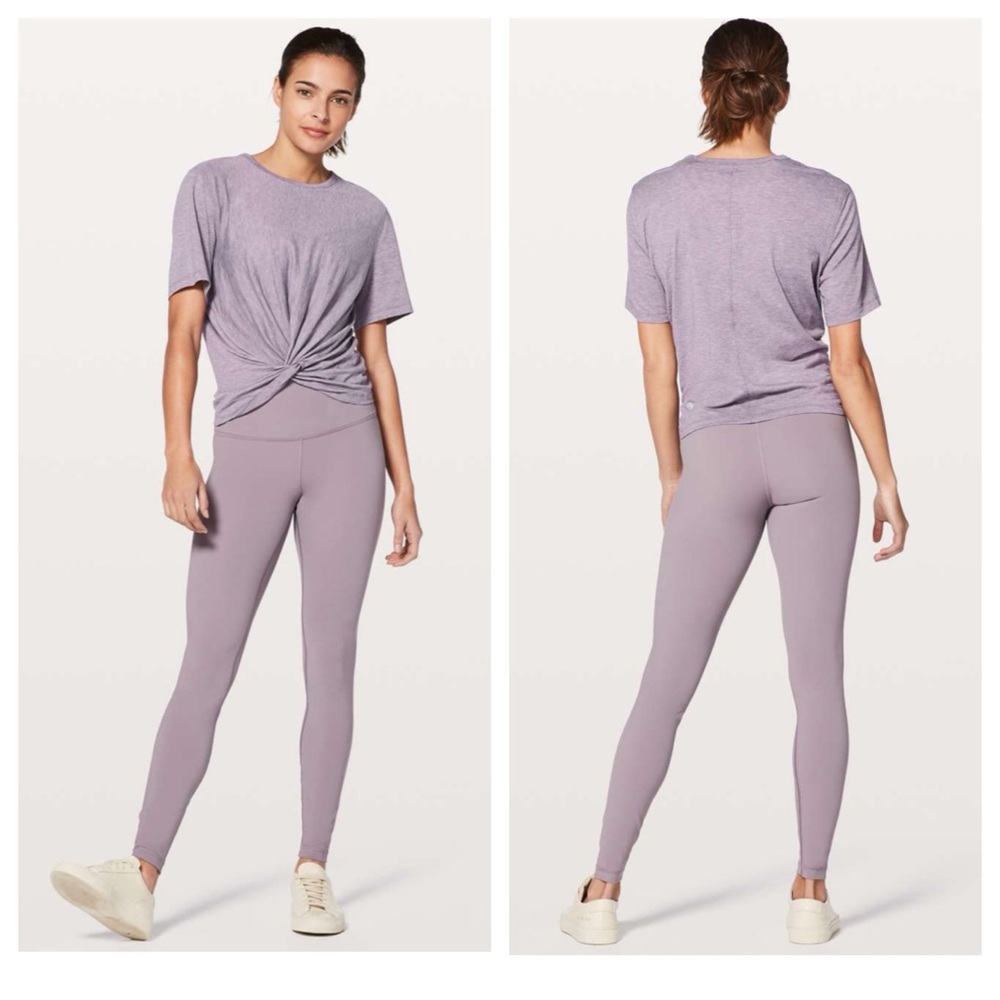 Lululemon | Crescent Tee *Silver *No size tag*